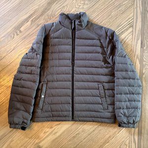 J Crew Men's Medium Charcoal Gray Puffer Jacket